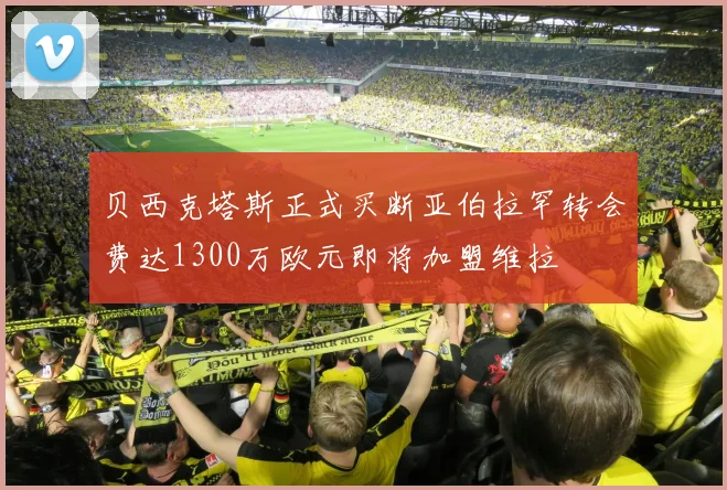 贝西克塔斯正式买断亚伯拉罕转会费达1300万欧元即将加盟维拉